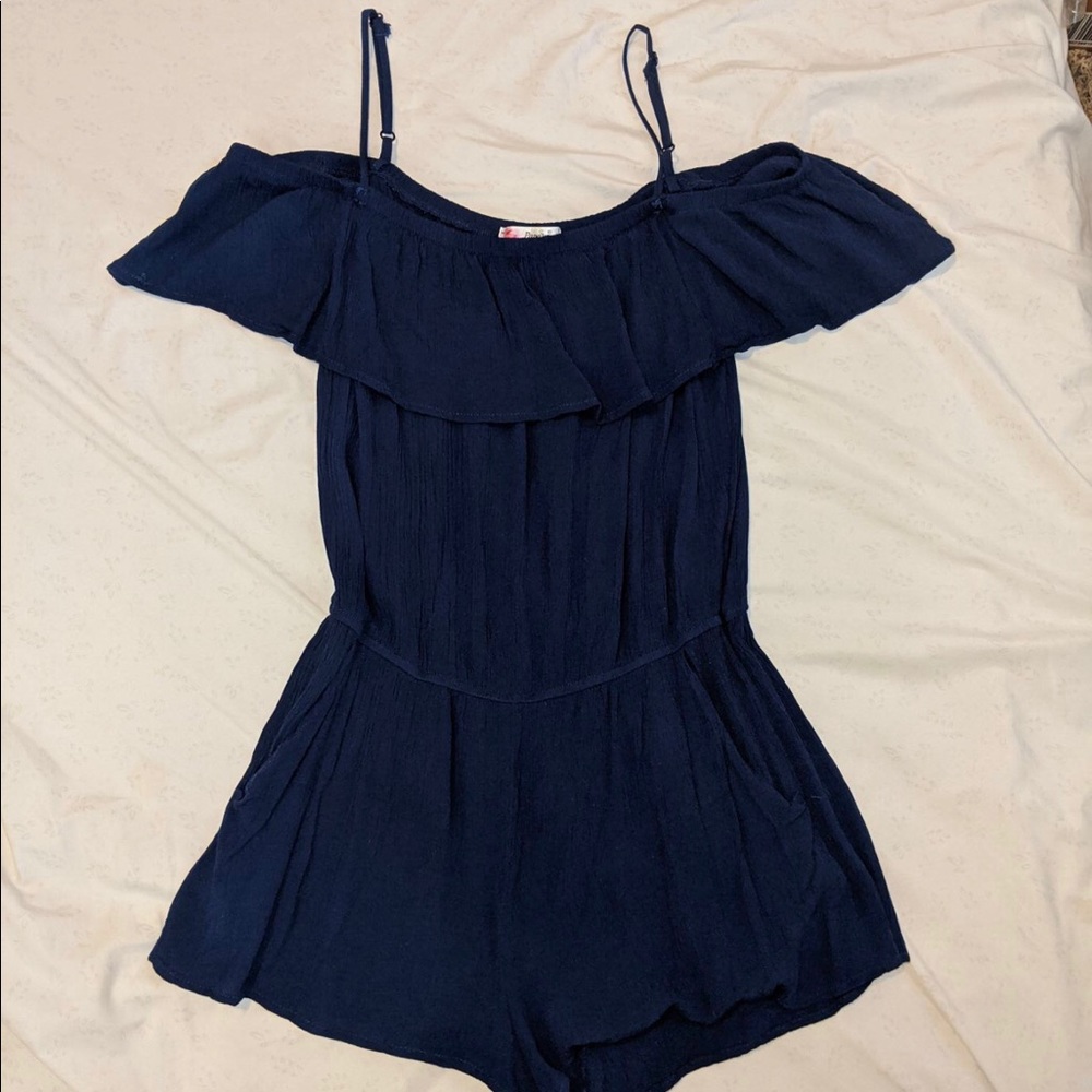 Nice Casual Blue Romper
